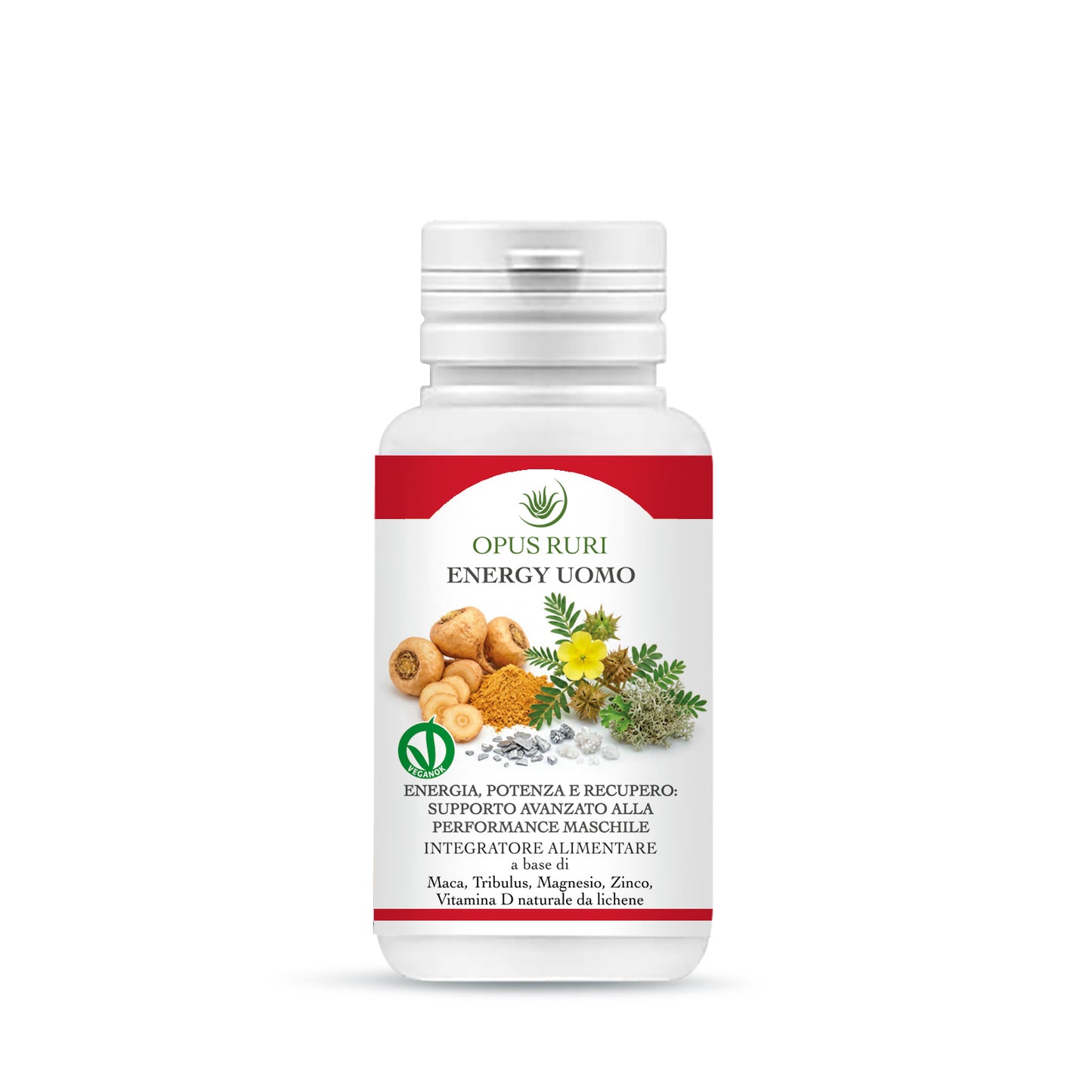Energy Uomo 60 capusle 550 mg Vitalità, equilibrio ed energia per il benessere maschile
