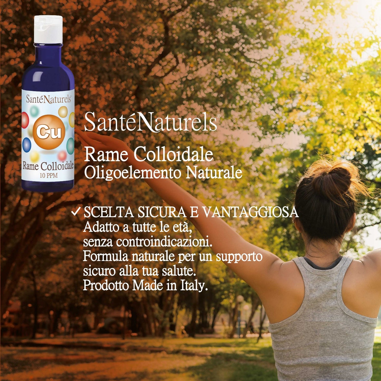 Rame Colloidale Artrite, Osteoporosi, Ossa, Antinfiammatorio. 10 ppm 200 ml
