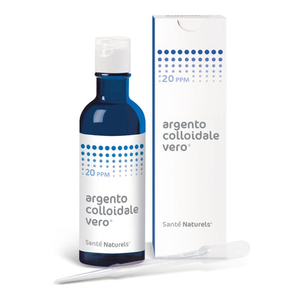 Argento Colloidale Vero® 20ppm 200 ml. Dimensione Particella 0,62 nm