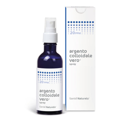 Argento Colloidale Vero® 20ppm 100 ml Spray. Dimensione Particella 0,62 nm