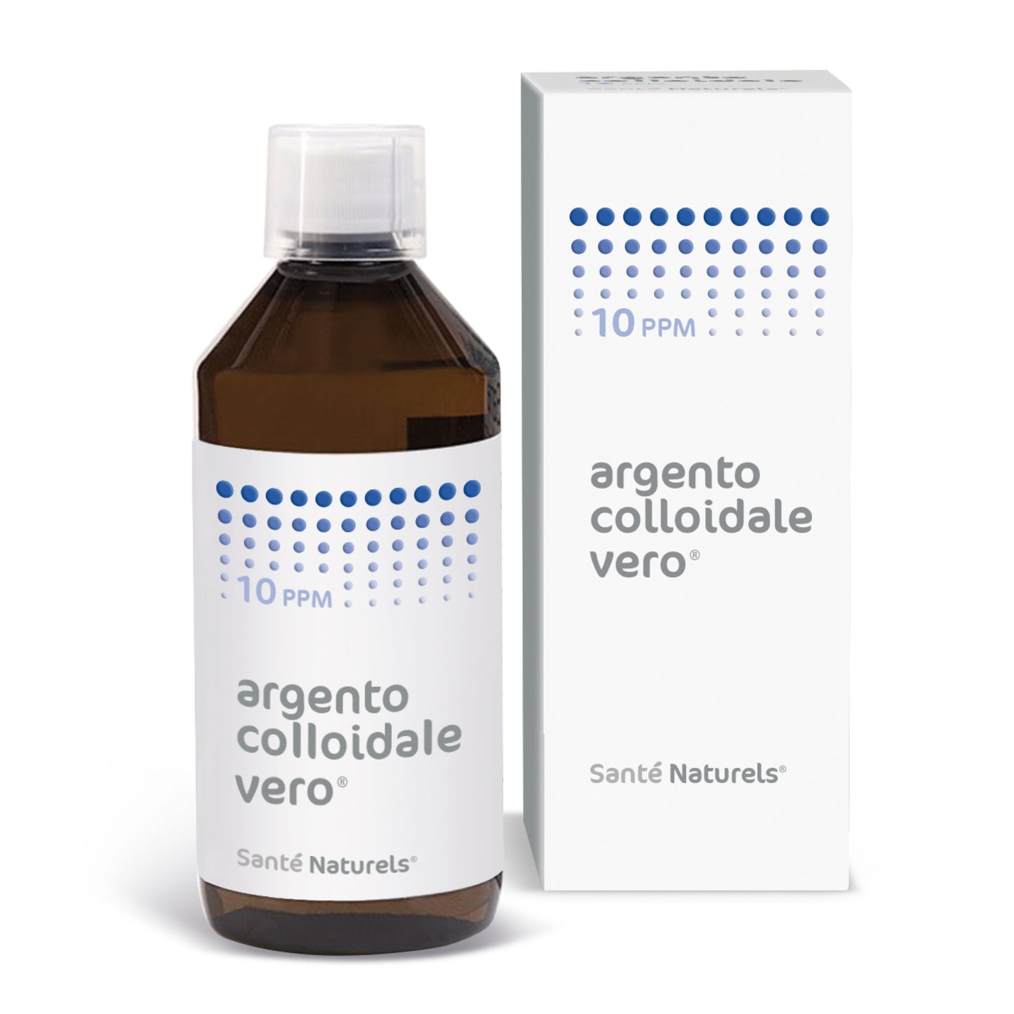 Argento Colloidale Vero® 10ppm 500 ml. Dimensione Particella 0,62 nm