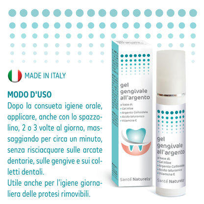 Gel Gengivale con Argento Colloidale per la perfetta igiene e cura del Cavo Orale