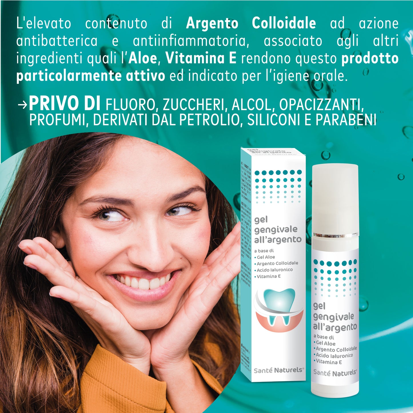 Gel Gengivale con Argento Colloidale per la perfetta igiene e cura del Cavo Orale