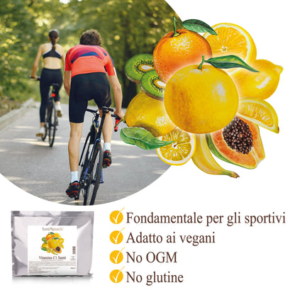 Ascorbato di Sodio Purissimo Vitamina C Polvere Idrosolubile 1 kg