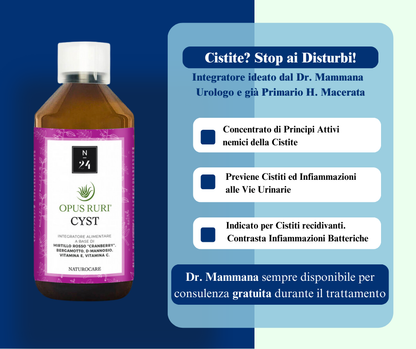 OR cyst 500 ml for the well-being of the urinary tract, to prevent recurrent cystitis, and UTI (urinary tract infection)