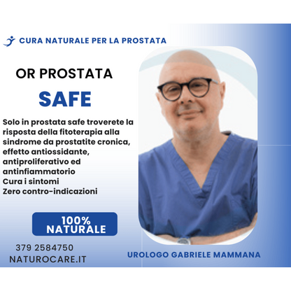 1 paquete Prostate Safe 90 Cápsulas Vegetales de 450mg