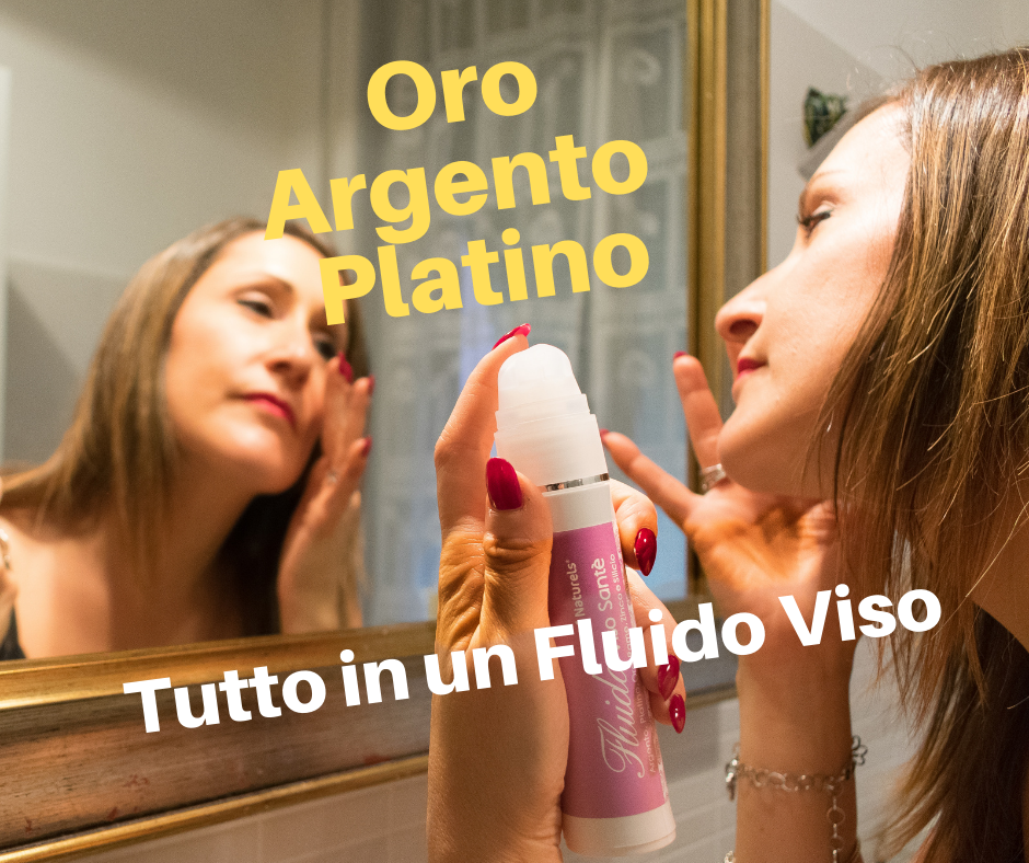 Fluido Viso con Argento Oro Platino Rame Zinco Silicio. Inizia Oggi il Tuo Rituale di Bellezza