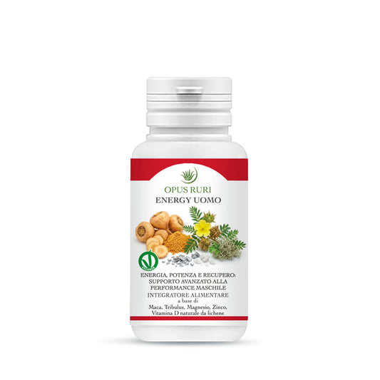 Energy Uomo 60 capusle 550 mg Vitalità, equilibrio ed energia per il benessere maschile