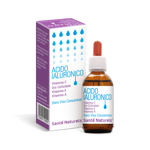 Acido Ialuronico in Oro Colloidale con Vitamina C, E, A 30 ml