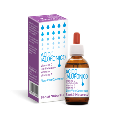 Acido Ialuronico in Oro Colloidale con Vitamina C, E, A 30 ml