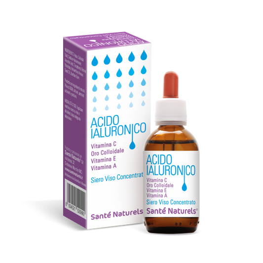 Acido Ialuronico in Oro Colloidale con Vitamina C, E, A 30 ml