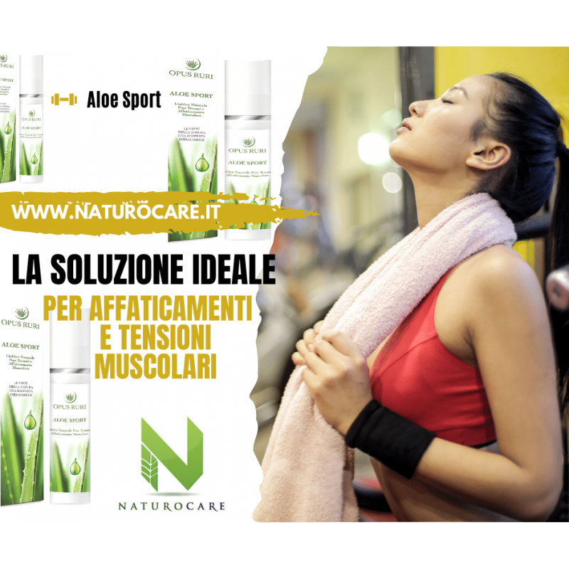 aloe sport 50 ml analgesic action, treatment of muscle contractures, joint stiffness, prevent muscle tears