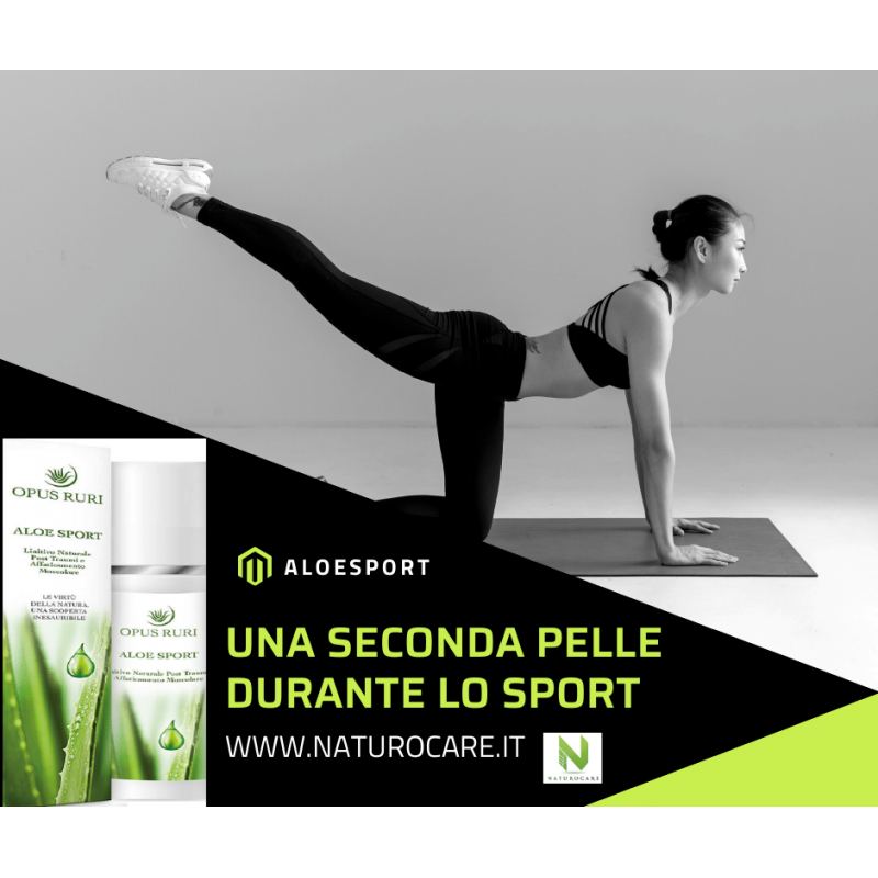 aloe sport 50 ml analgesic action, treatment of muscle contractures, joint stiffness, prevent muscle tears