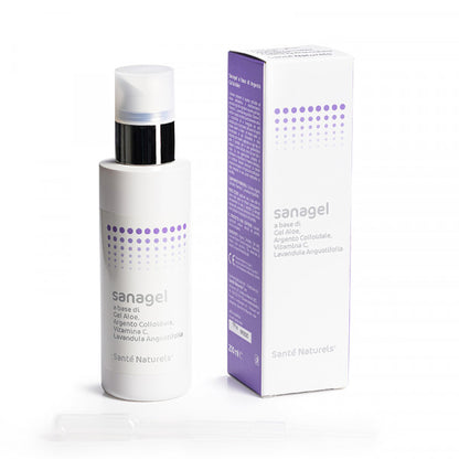 SanaGel con Argento Colloidale Vero®, Vitamina C, Vitamina E, Lavandula Angustifolia