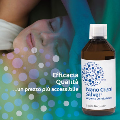 Argento Colloidale Vero® NANO CRISTAL SILVER® 20 ppm 500 ml