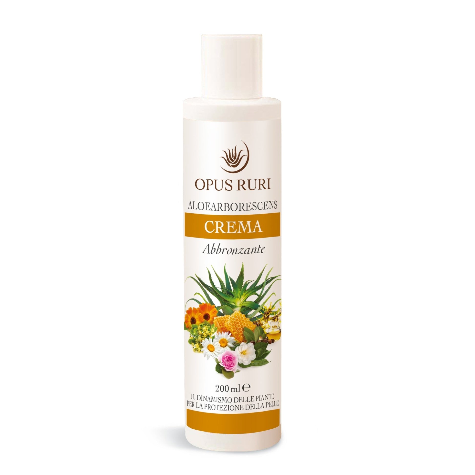 Crema Abbronzante Aloe Arborescens Opus Ruri 200ml (stimola la melanina e previene le macchie solari) - Opus Ruri