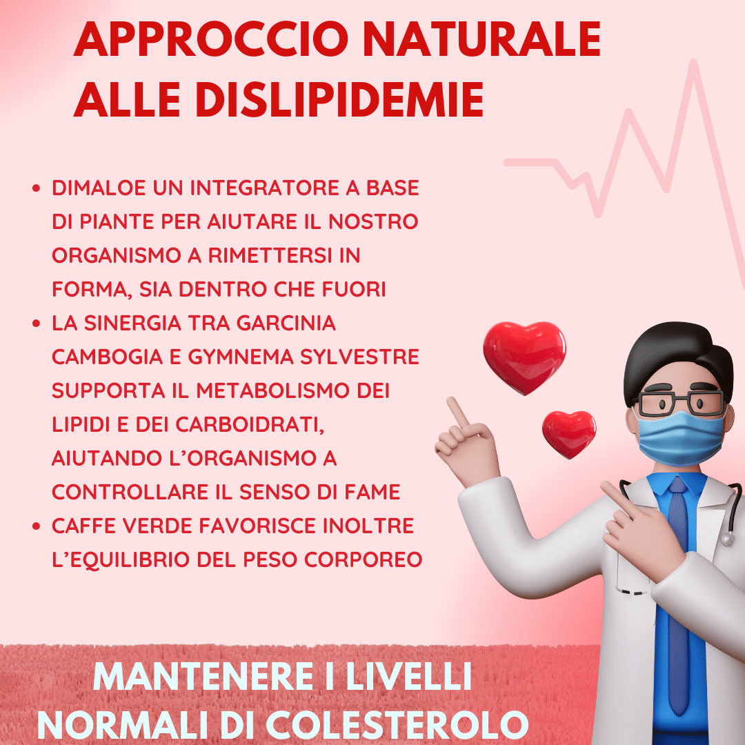 Dimaloe naturocare 90 capsule da 450 mg approccio naturale alle dislipidemie utile per prevenire e curare la Sindrome Metabolica - Opus Ruri