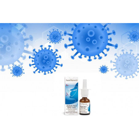 Immuno Spray Naso con Acido Ialuronico, Lattoferrina, Quercetina, Propoli, Argento Colloidale, Aloe 30 ml