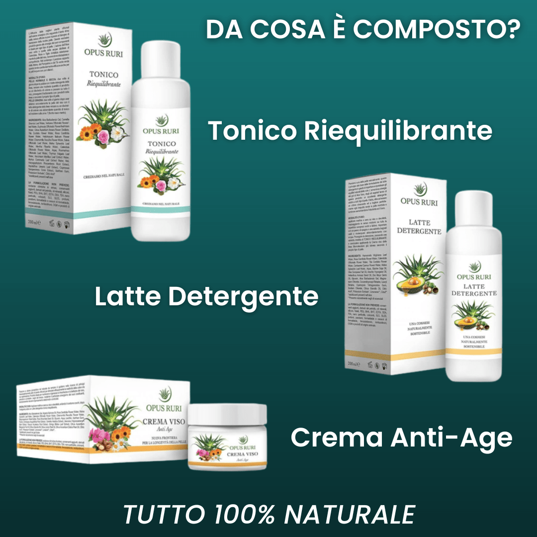 Kit trattamento anti - age - Opus Ruri