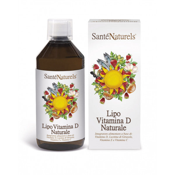 Lipo Vitamina D Naturale Liposomiale 500 ml - No Alcol - No Soia - Gusto Fragola