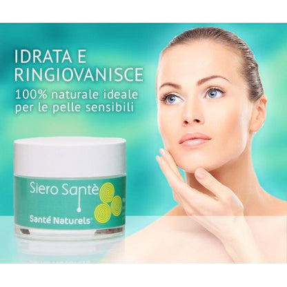 Siero Viso Spirulina Anti-âge con Argento Colloidale Vero® e Acido Ialuronico