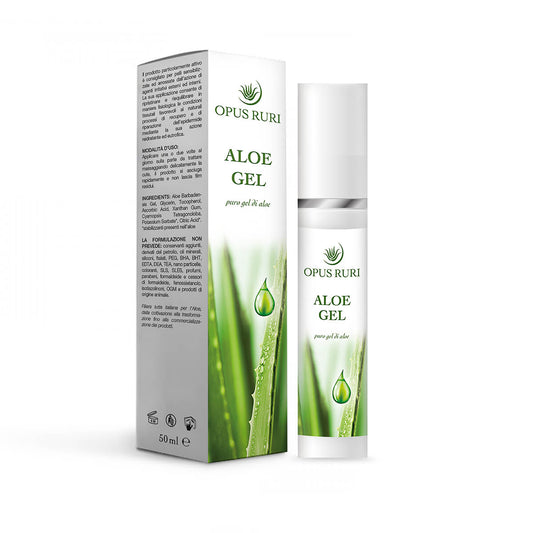 pure aloe vera gel 50 ml soothing and refreshing action on red, burned and irritated skin